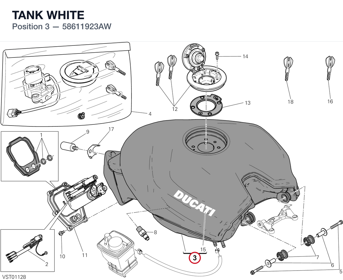 TANK WHITE 58611923AW diagram position