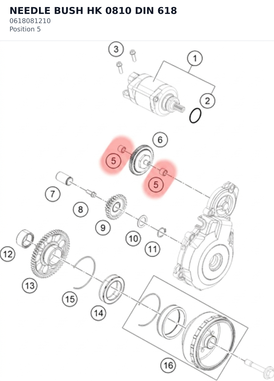 Diagram preview: NEEDLE BUSH HK 0810 DIN 618 (0618081210)
