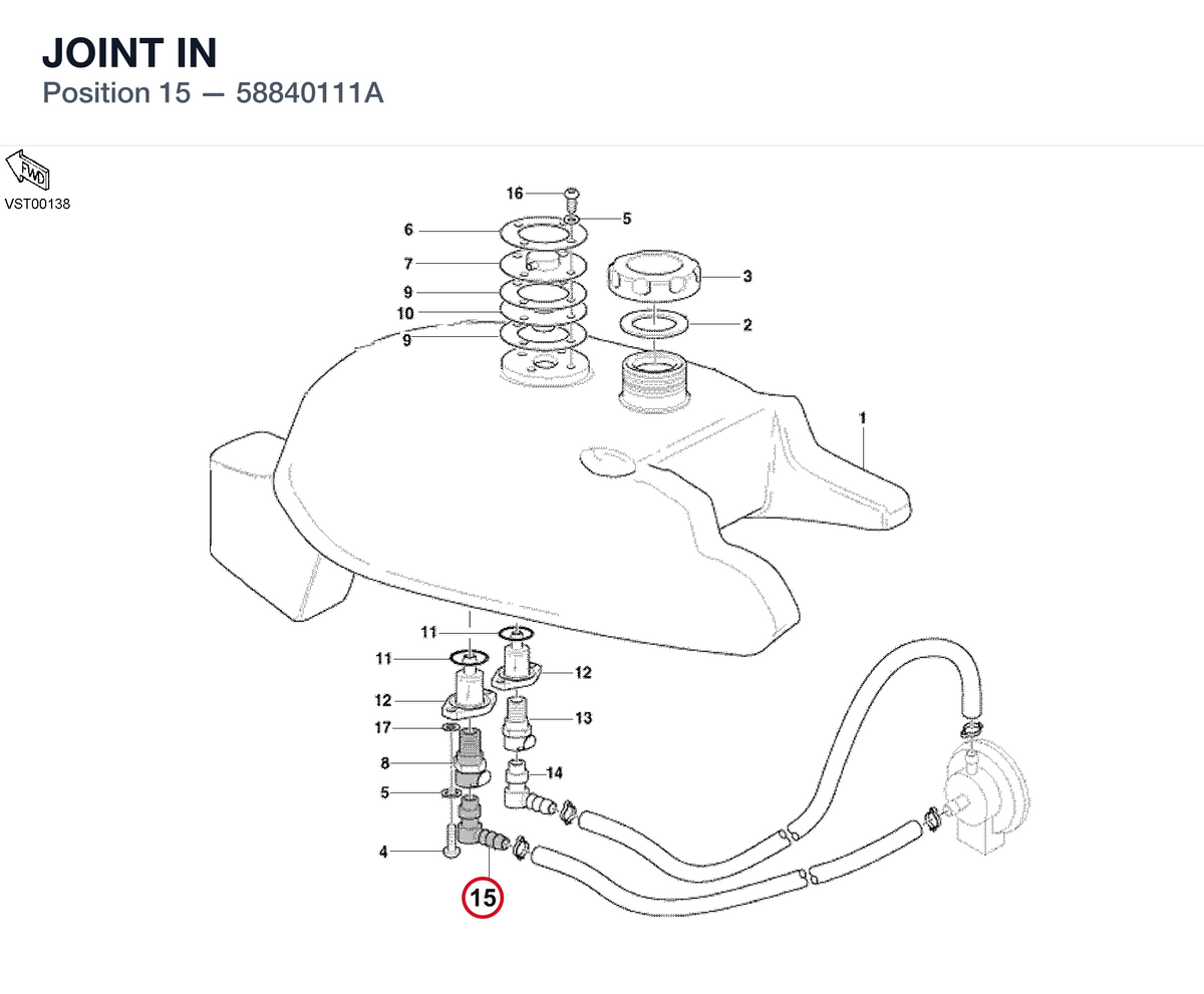 JOINT IN 58840111A diagram position