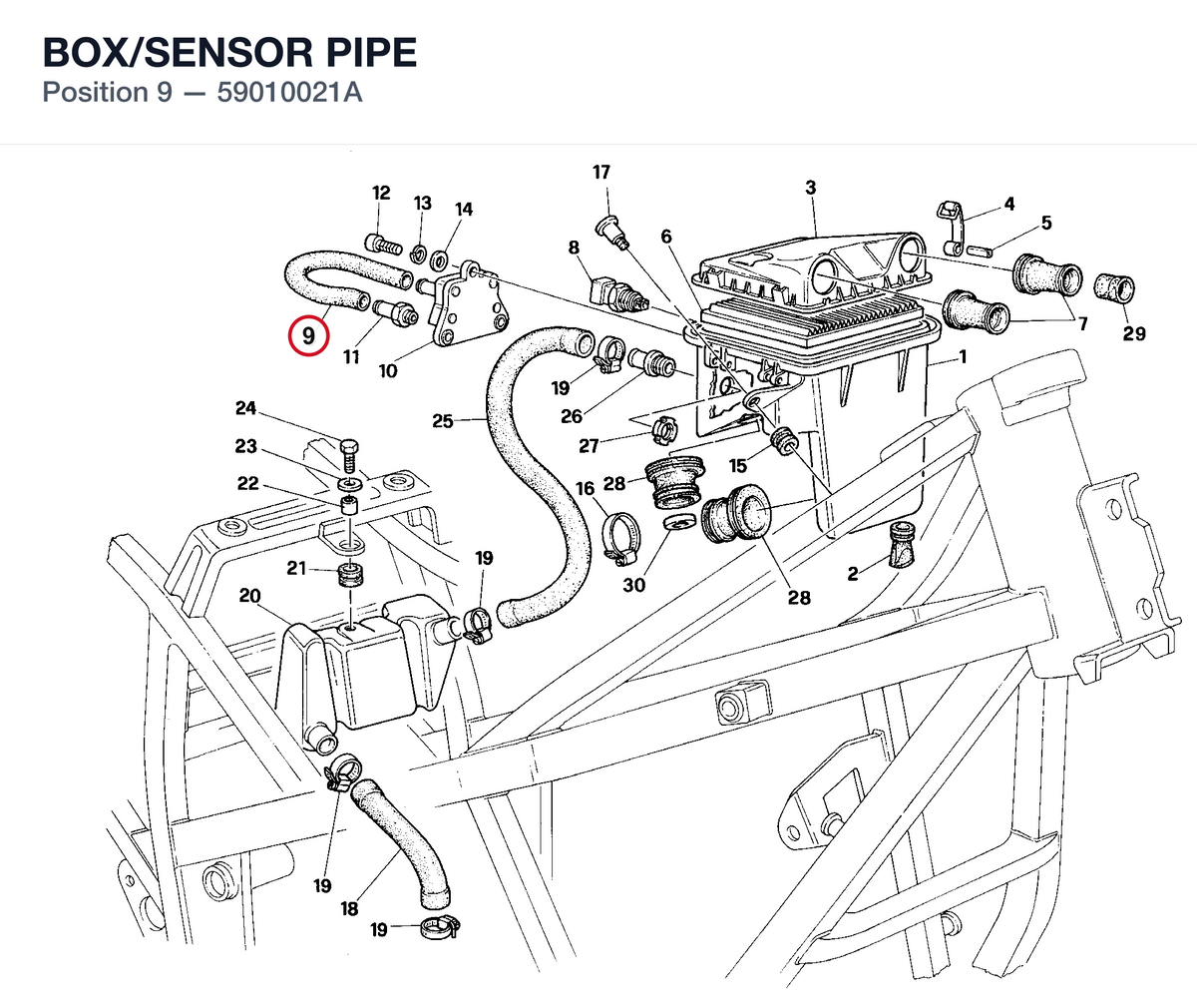 BOX/SENSOR PIPE