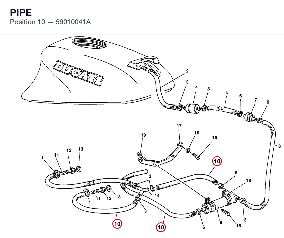 PIPE 59010041A diagram position