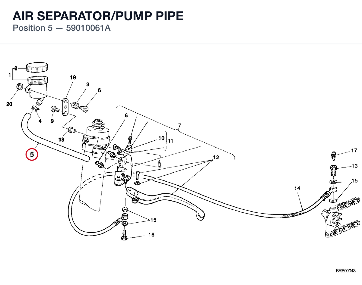 AIR SEPARATOR/PUMP PIPE