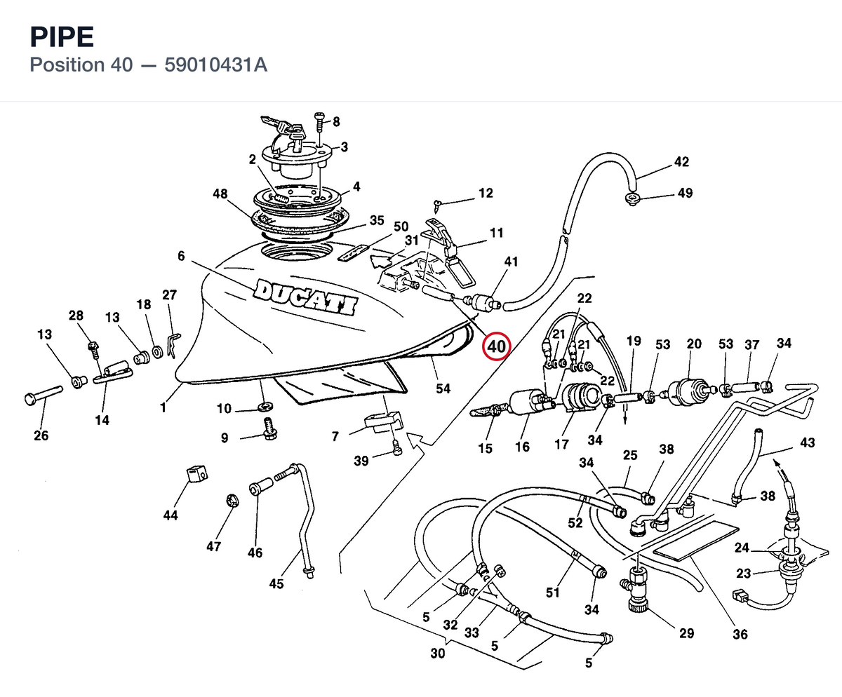 PIPE 59010431A diagram position