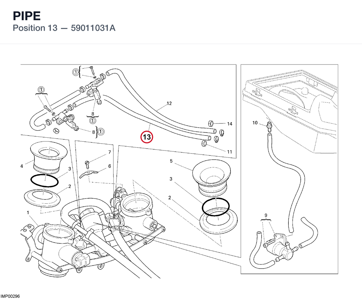 PIPE 59011031A diagram position