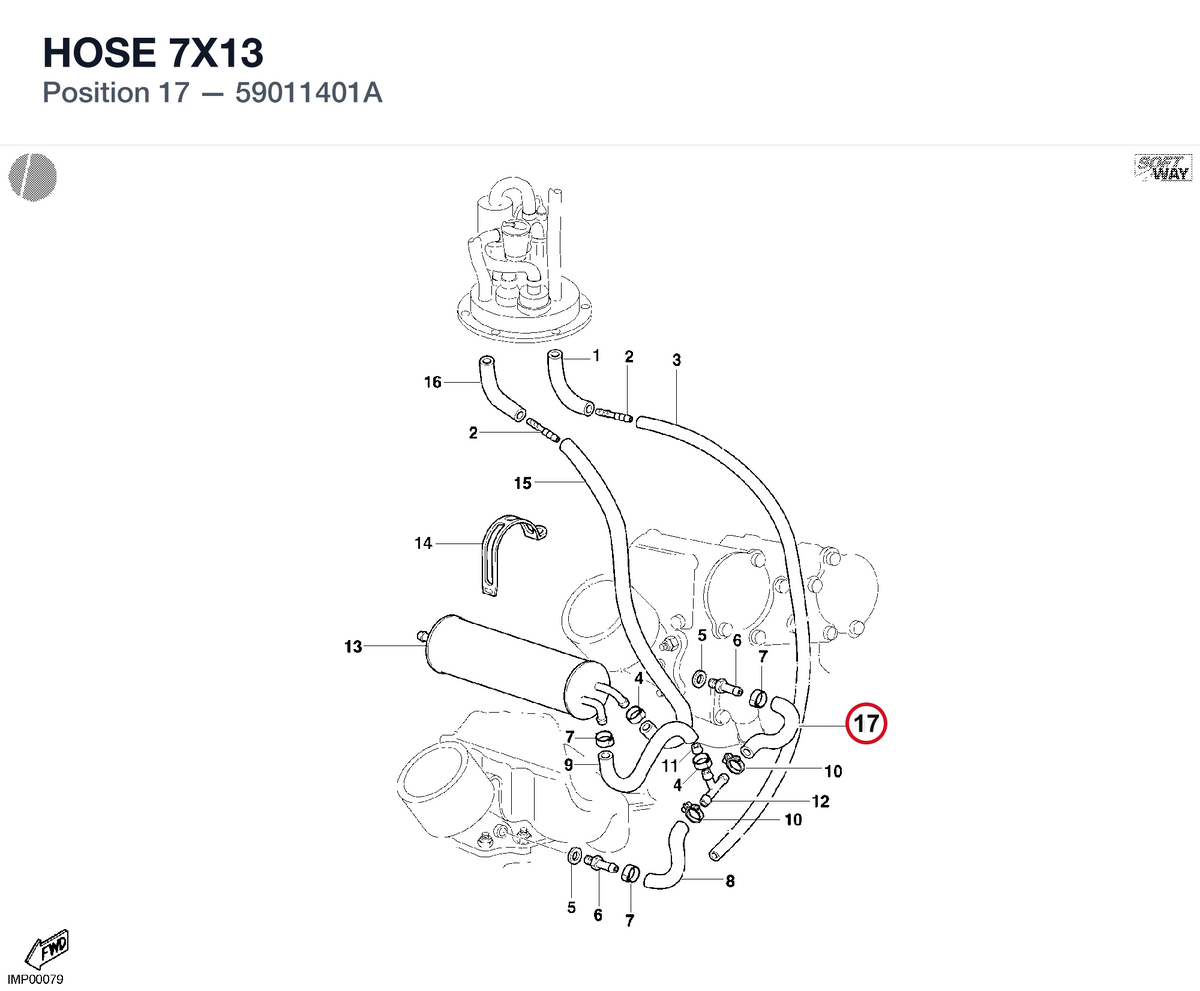 HOSE 7X13