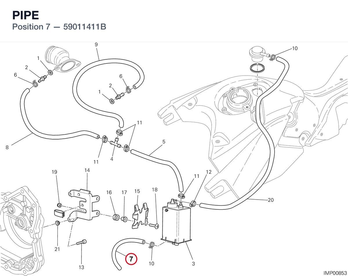 PIPE 59011411B diagram position