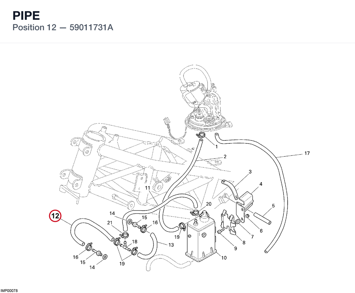 PIPE 59011731A diagram position