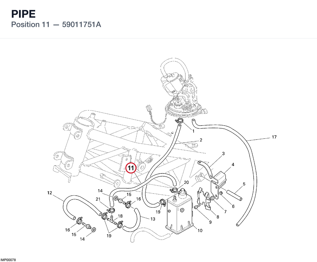 PIPE 59011751A diagram position