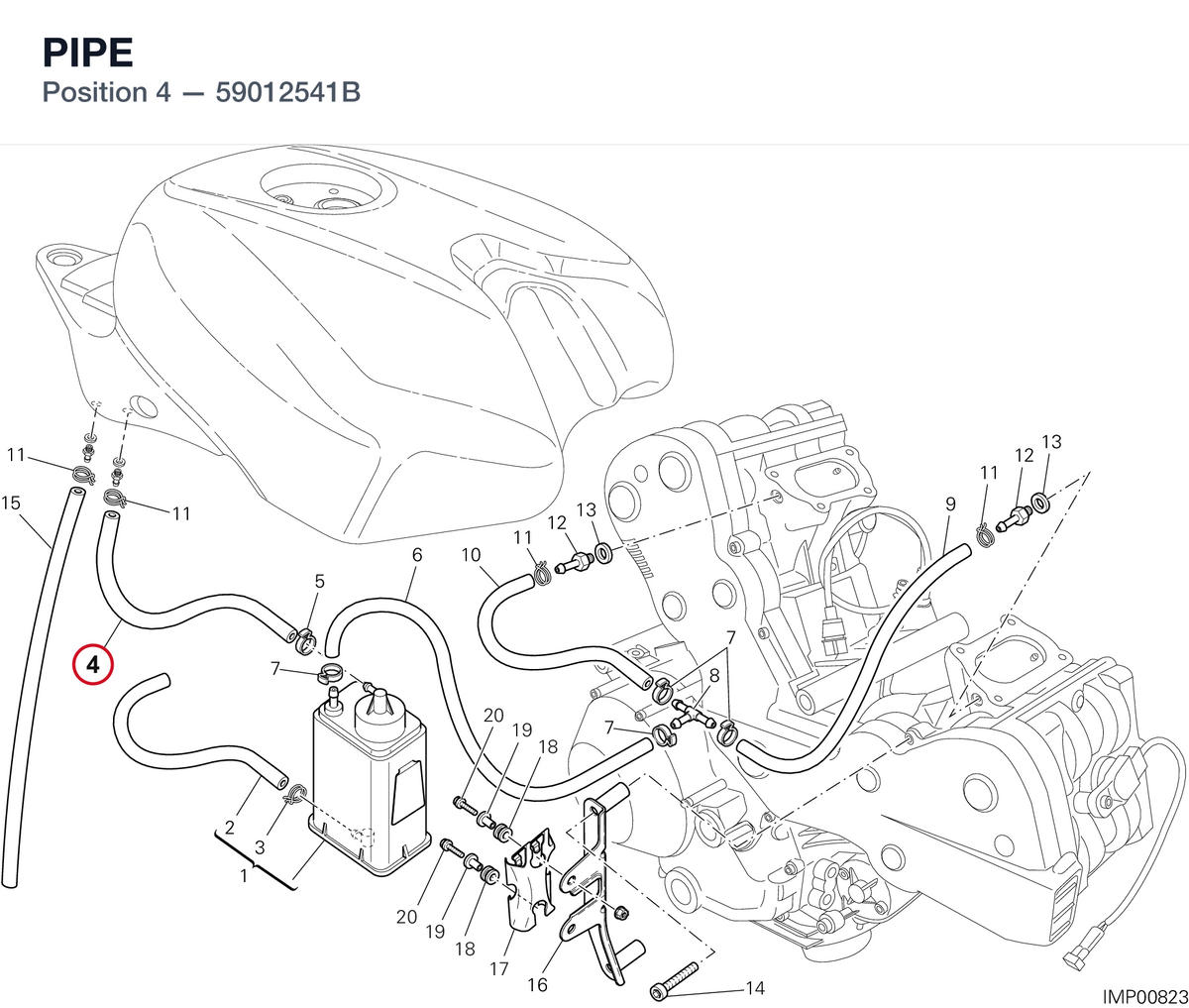 PIPE 59012541B diagram position