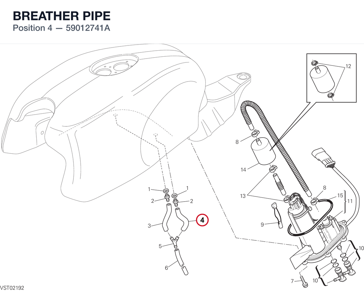 BREATHER PIPE 59012741A diagram position