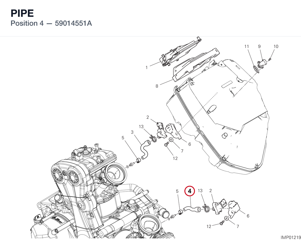PIPE 59014551A diagram position