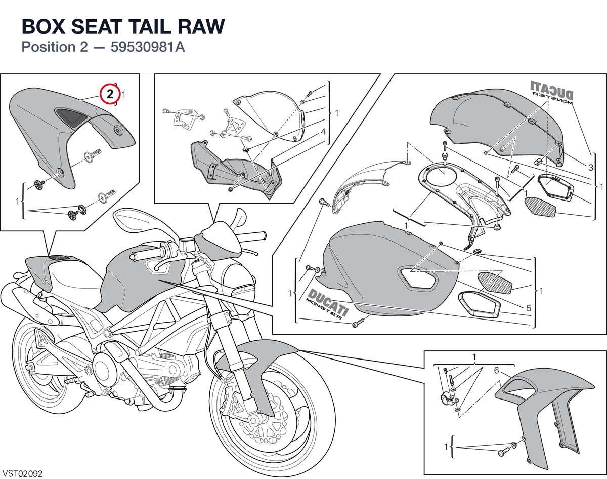 BOX SEAT TAIL RAW