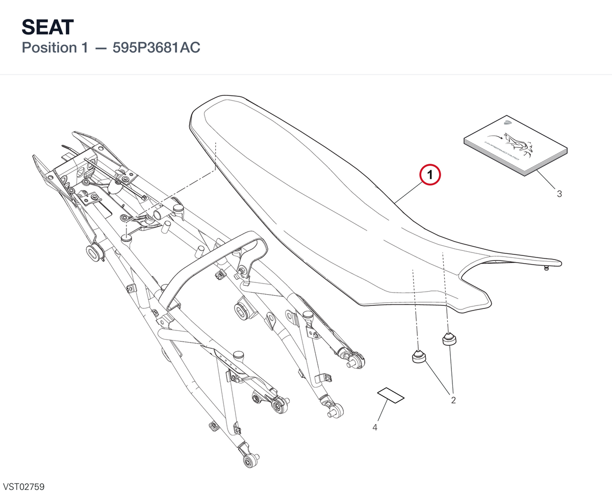 SEAT 595P3681AC diagram position