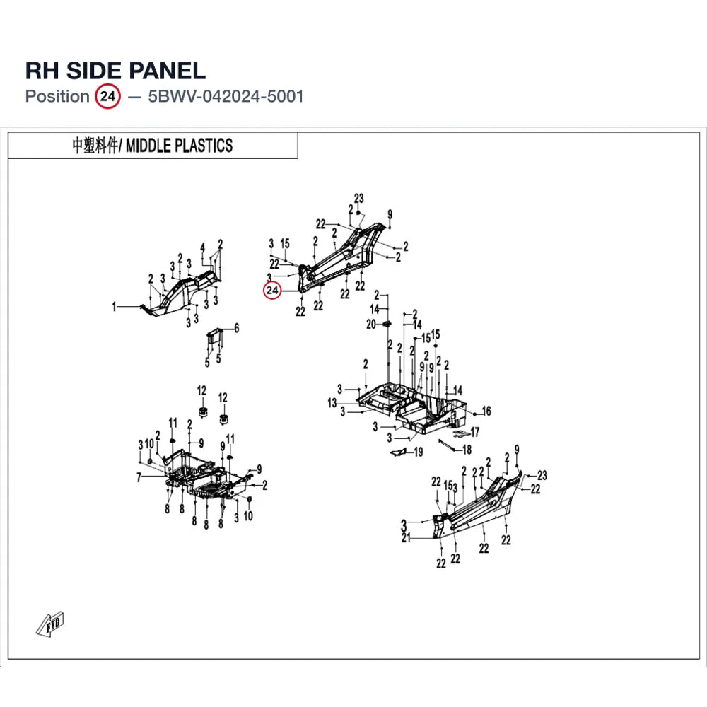 RH SIDE PANEL product image
