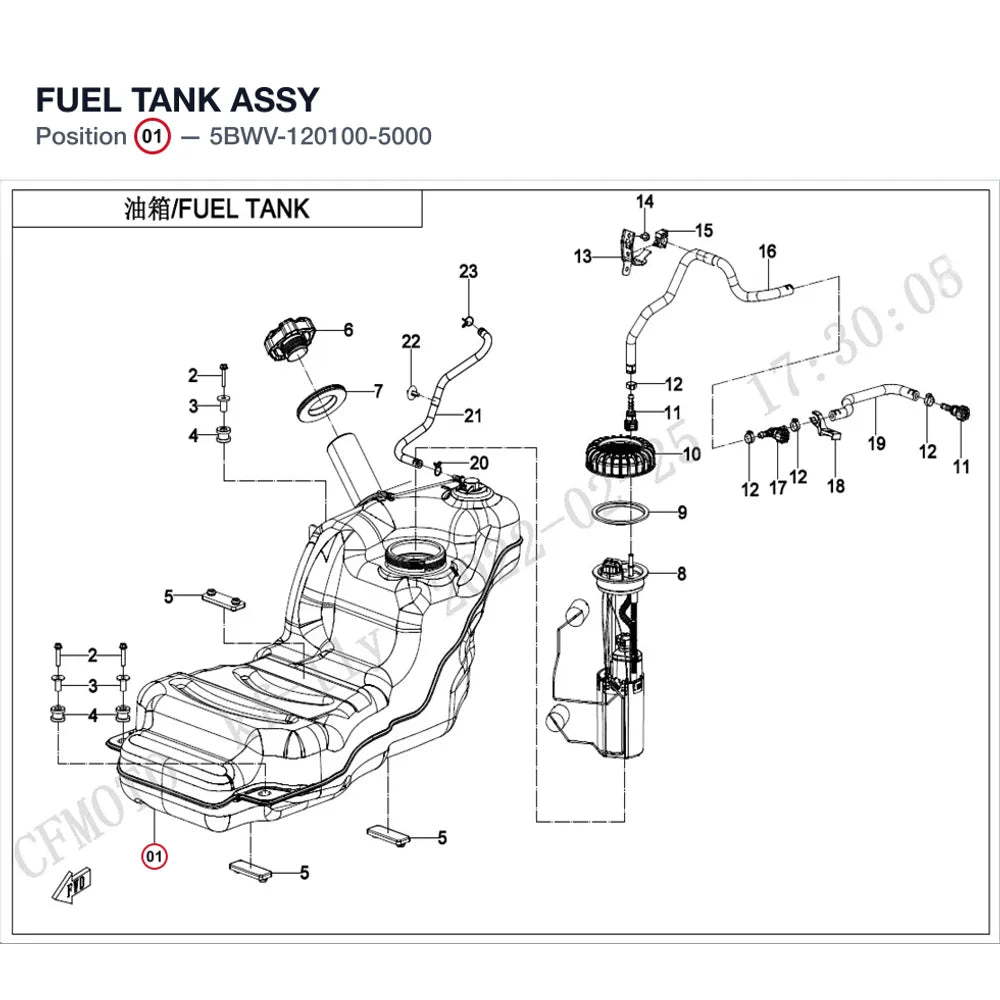 FUEL TANK ASSY product image