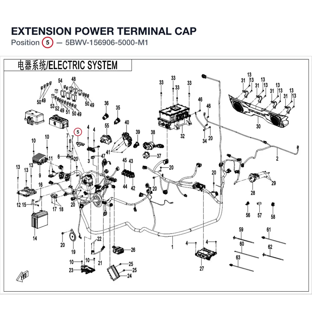 EXTENSION POWER TERMINAL CAP product image
