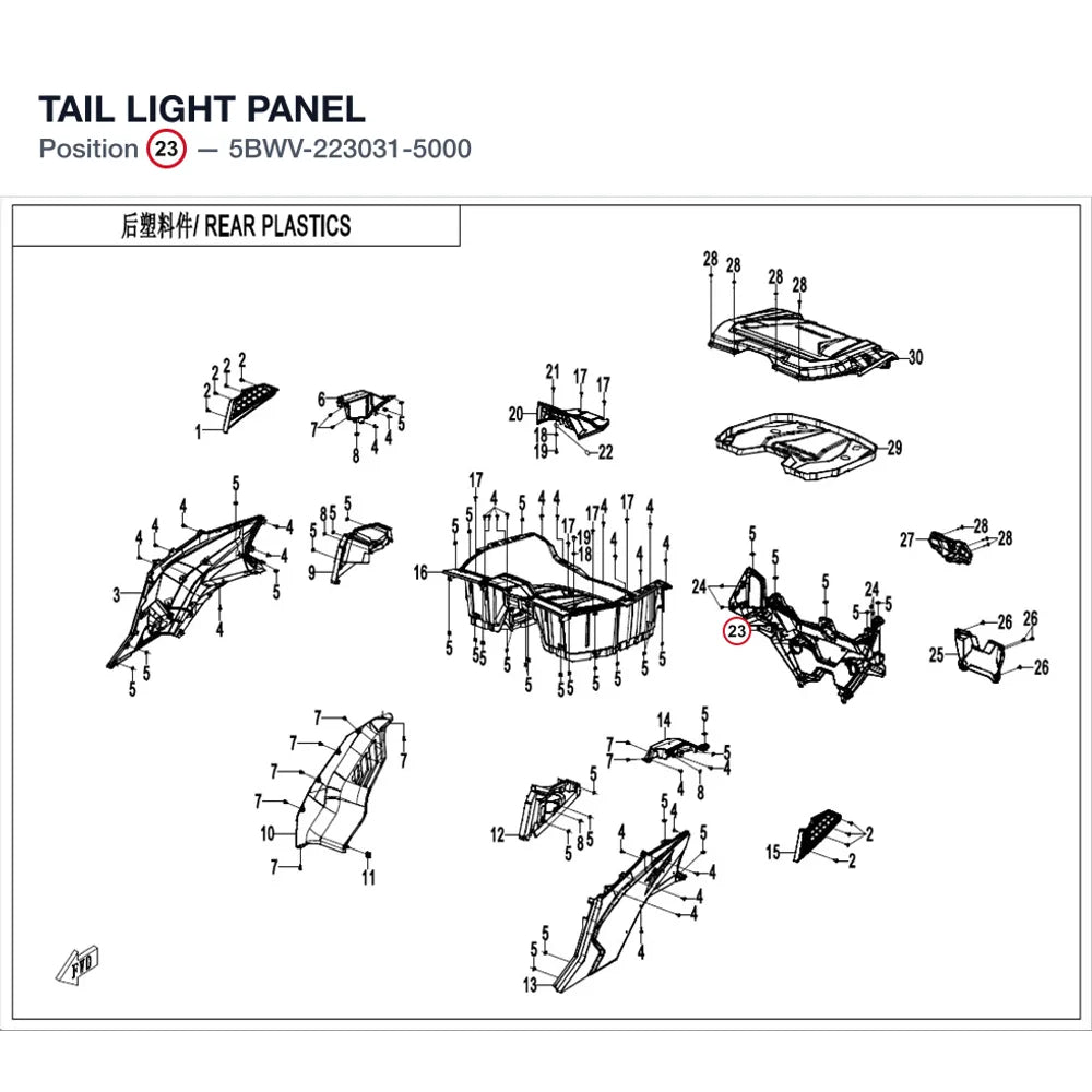 TAIL LIGHT PANEL product image