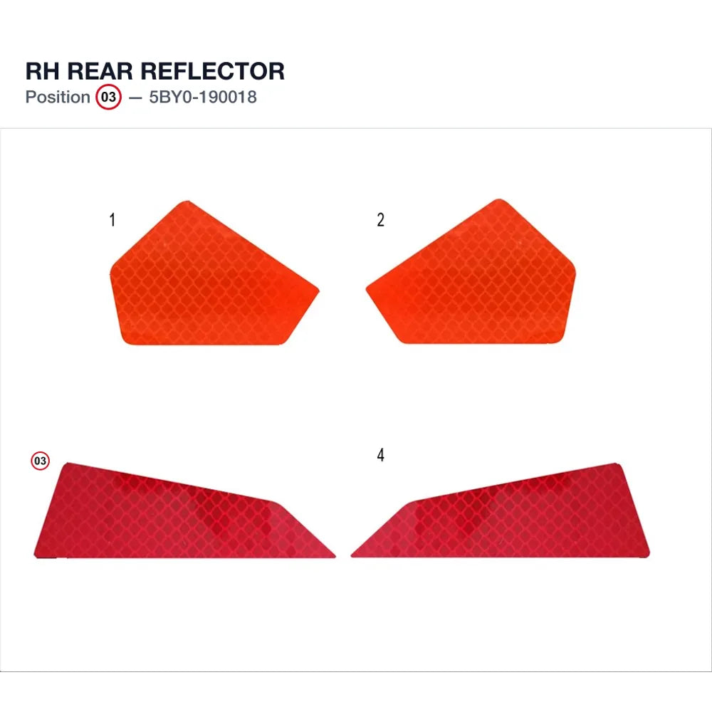 RH REAR REFLECTOR product image