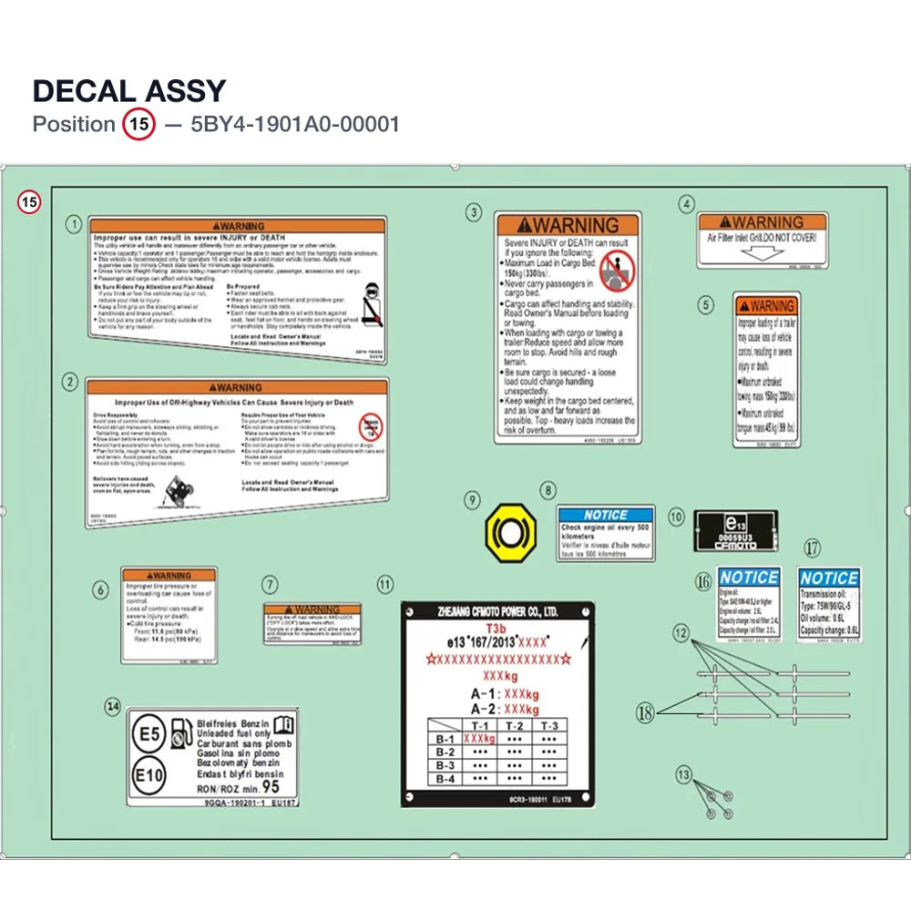 DECAL ASSY product image