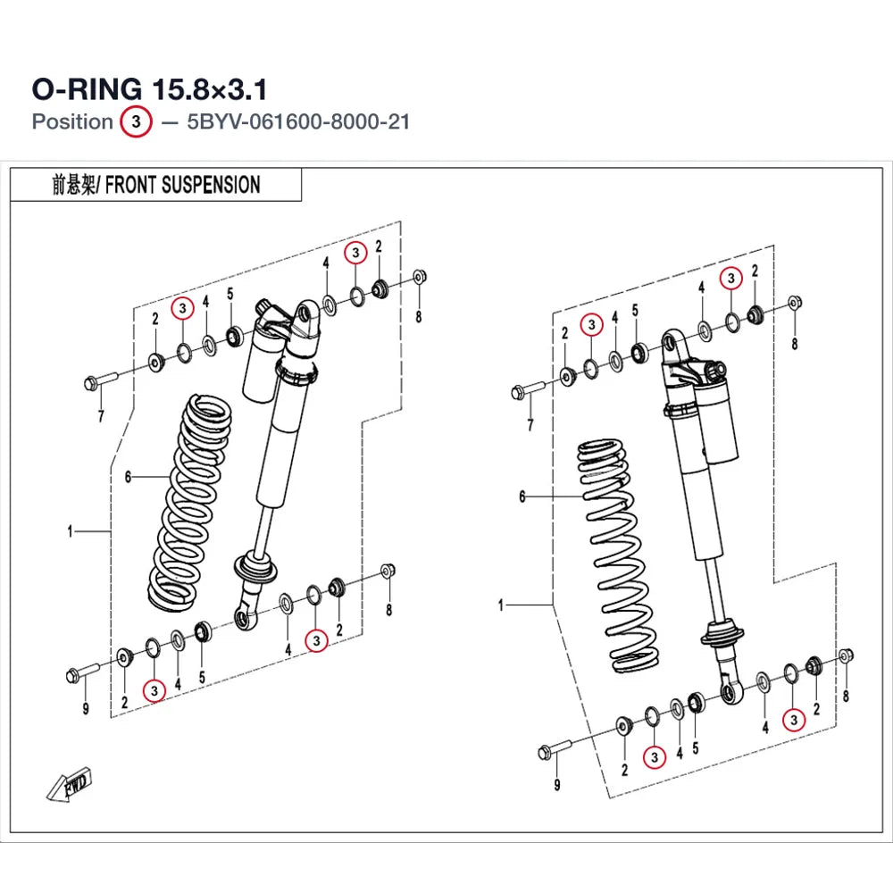 O-RING 15.8×3.1 product image