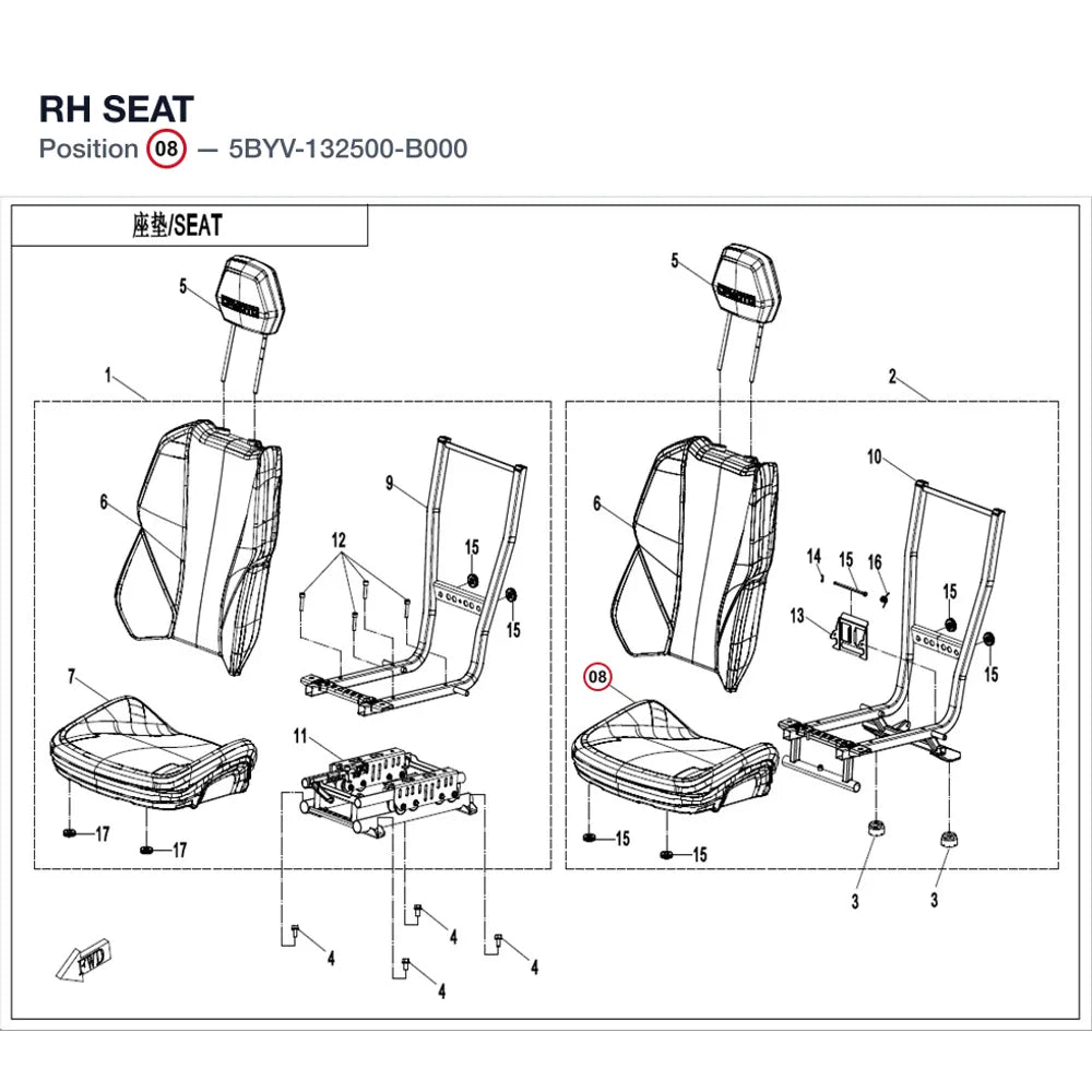 RH SEAT product image