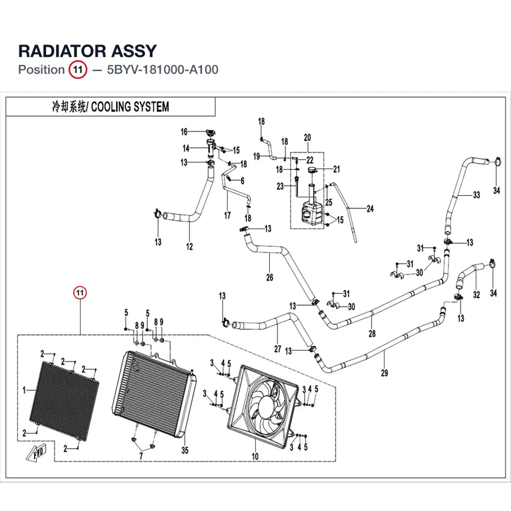 RADIATOR ASSY product image
