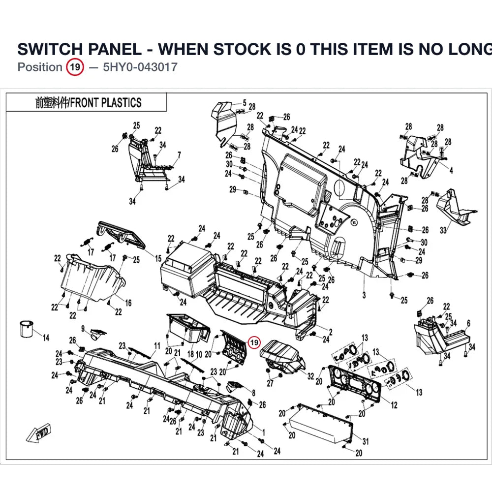 SWITCH PANEL - WHEN STOCK IS 0 THIS ITEM IS NO LONGER AVAILABLE product image
