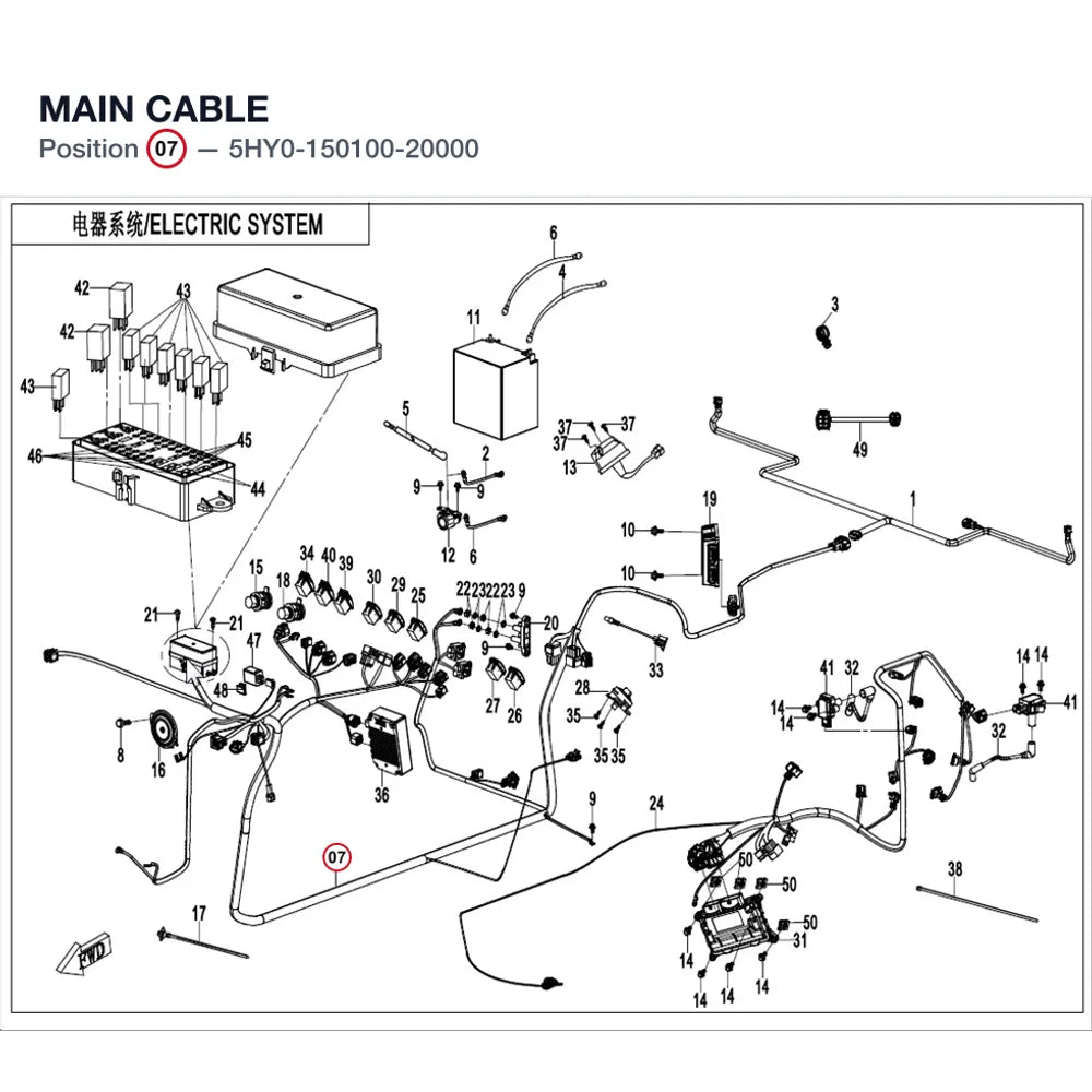 MAIN CABLE product image