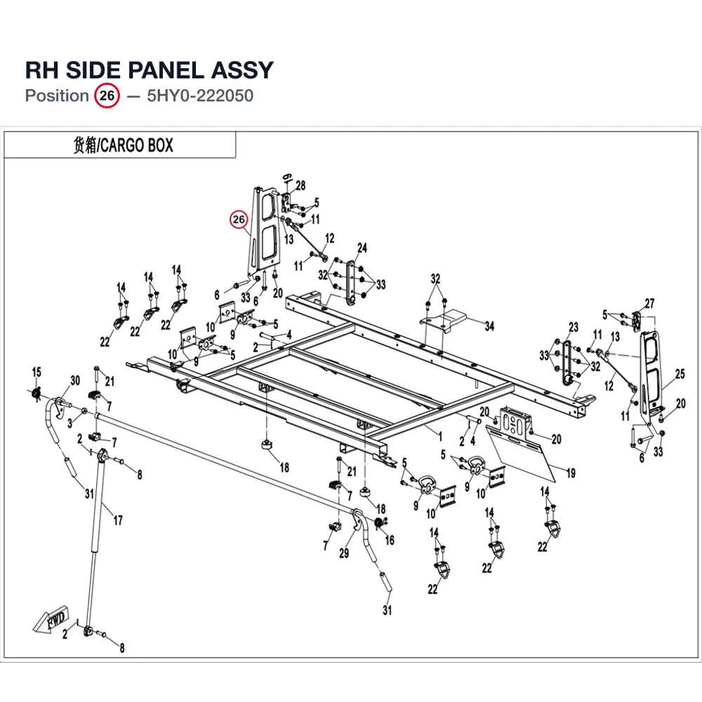 RH SIDE PANEL ASSY product image