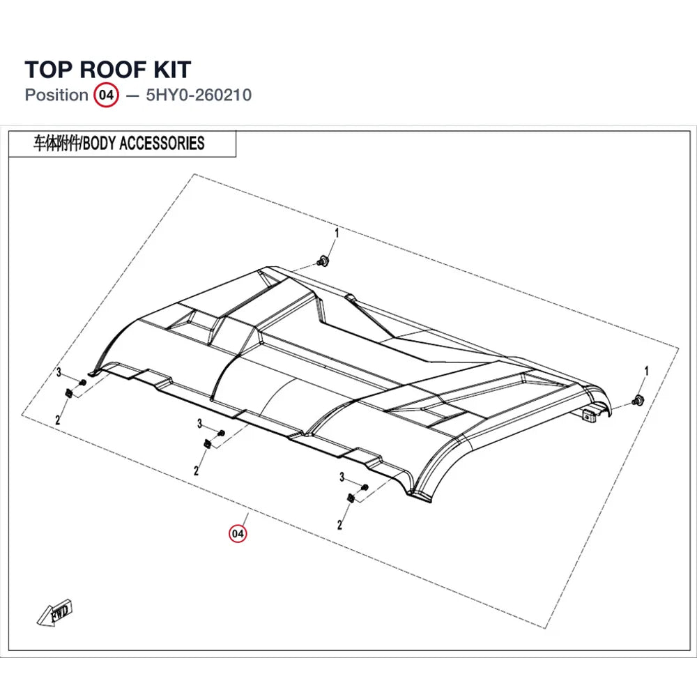 TOP ROOF KIT product image