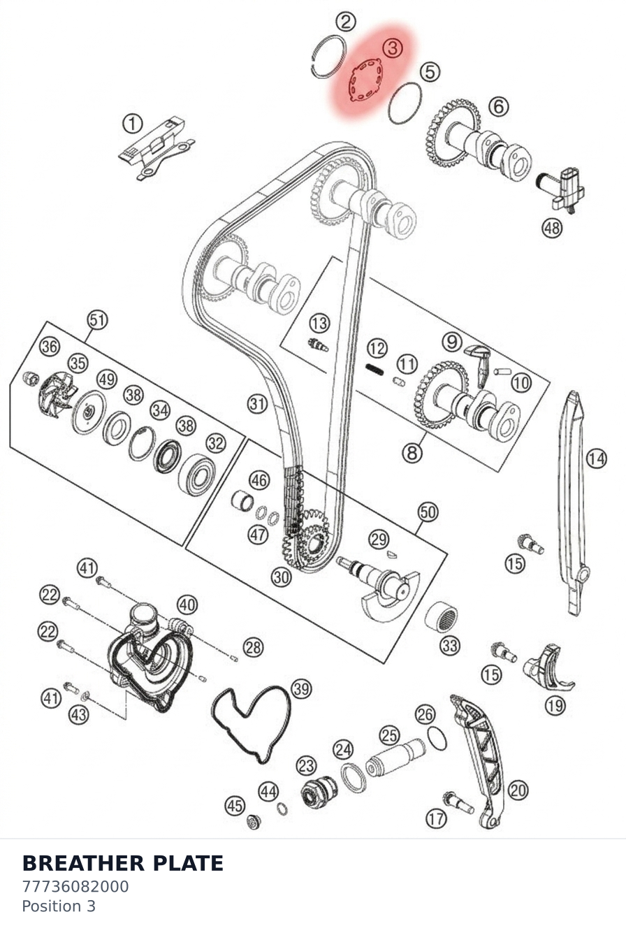 Diagram preview: BREATHER PLATE (77736082000)