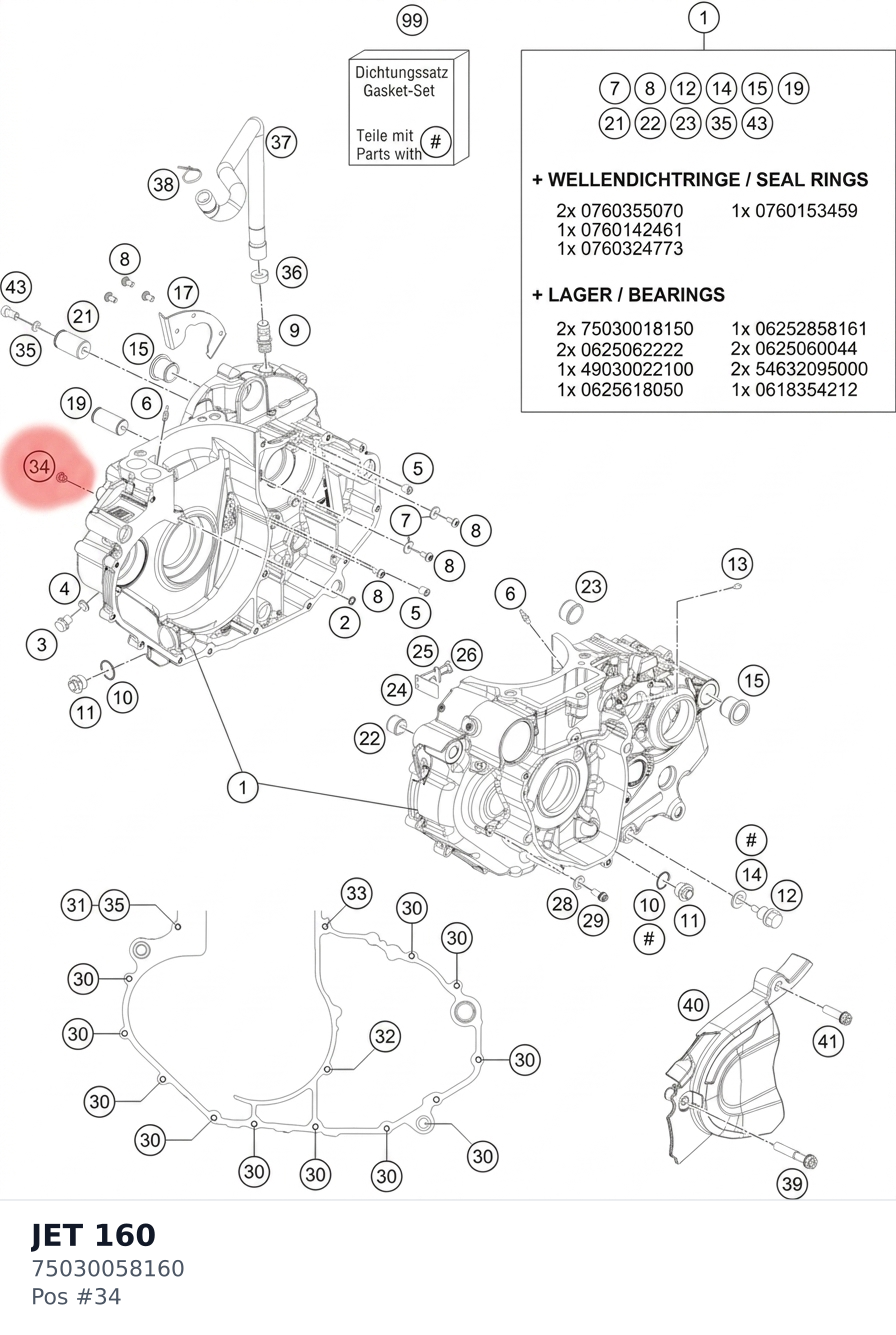 Diagram preview: JET 160 (75030058160)