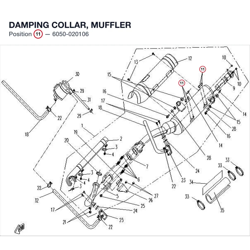 DAMPING COLLAR, MUFFLER product image