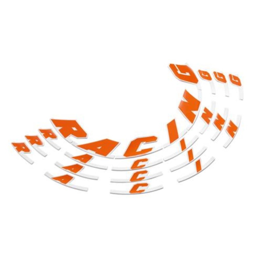 ORANGE RACING RIM STICKER KIT 6130999910004