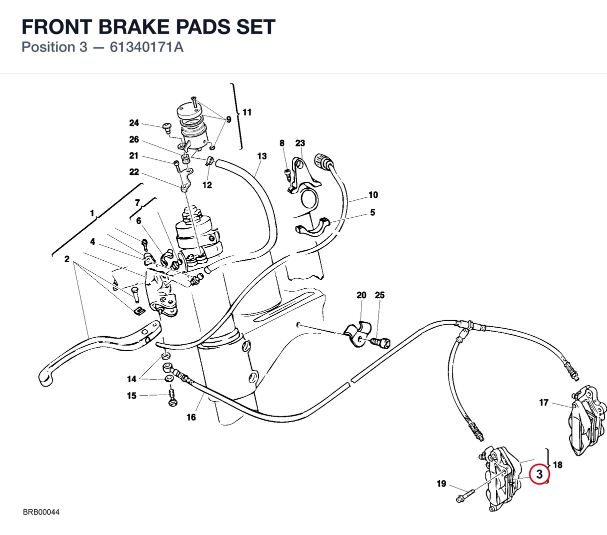 FRONT BRAKE PADS SET
