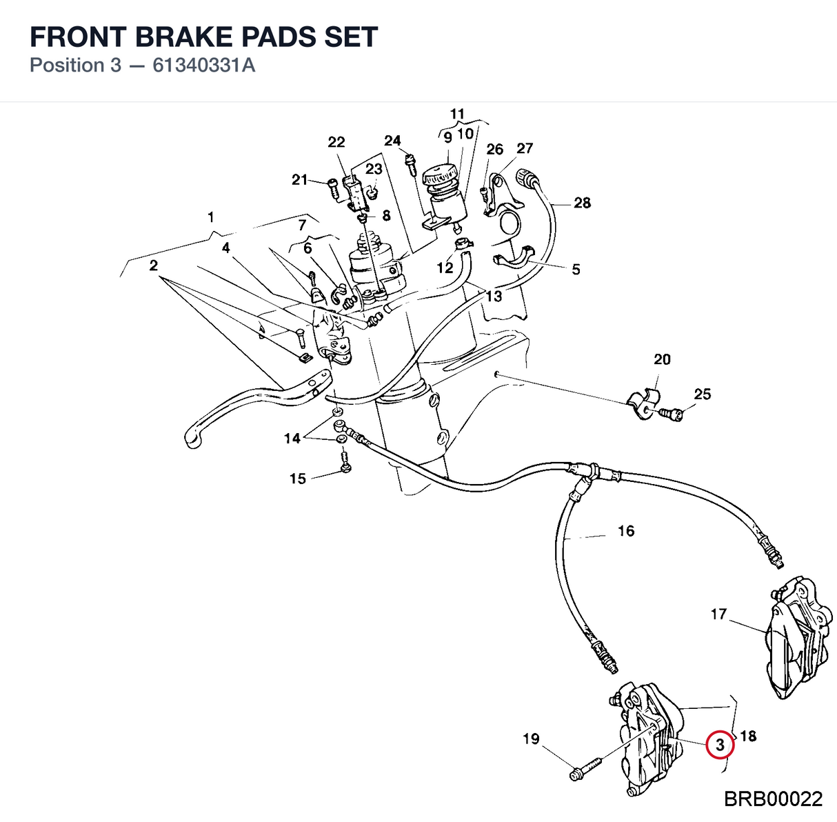 FRONT BRAKE PADS SET