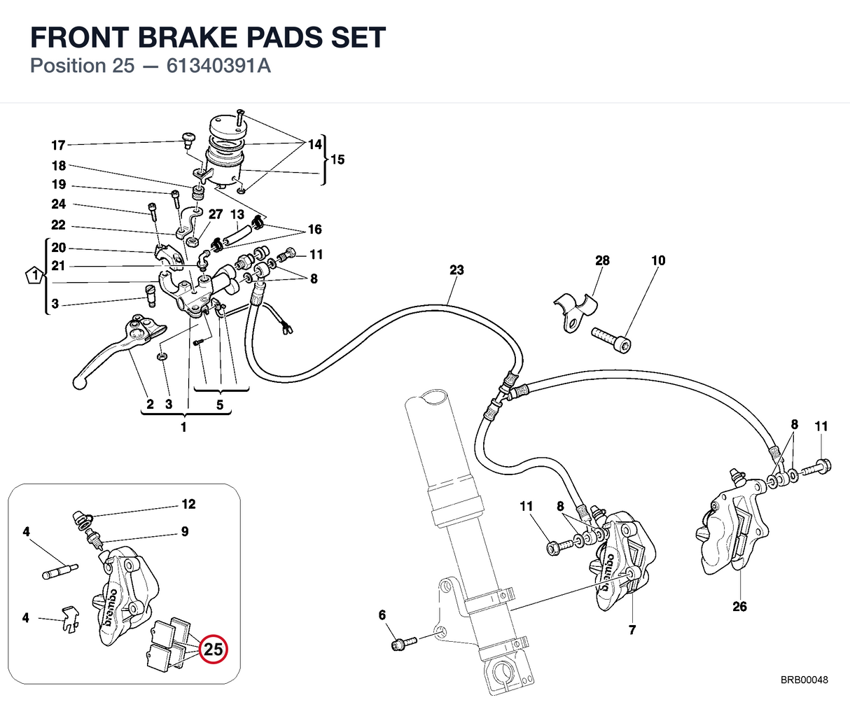 FRONT BRAKE PADS SET