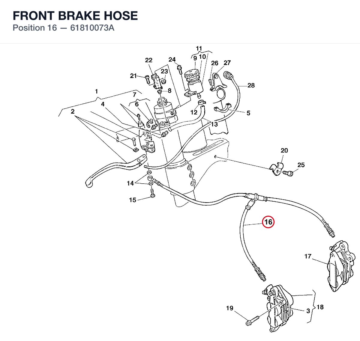 FRONT BRAKE HOSE