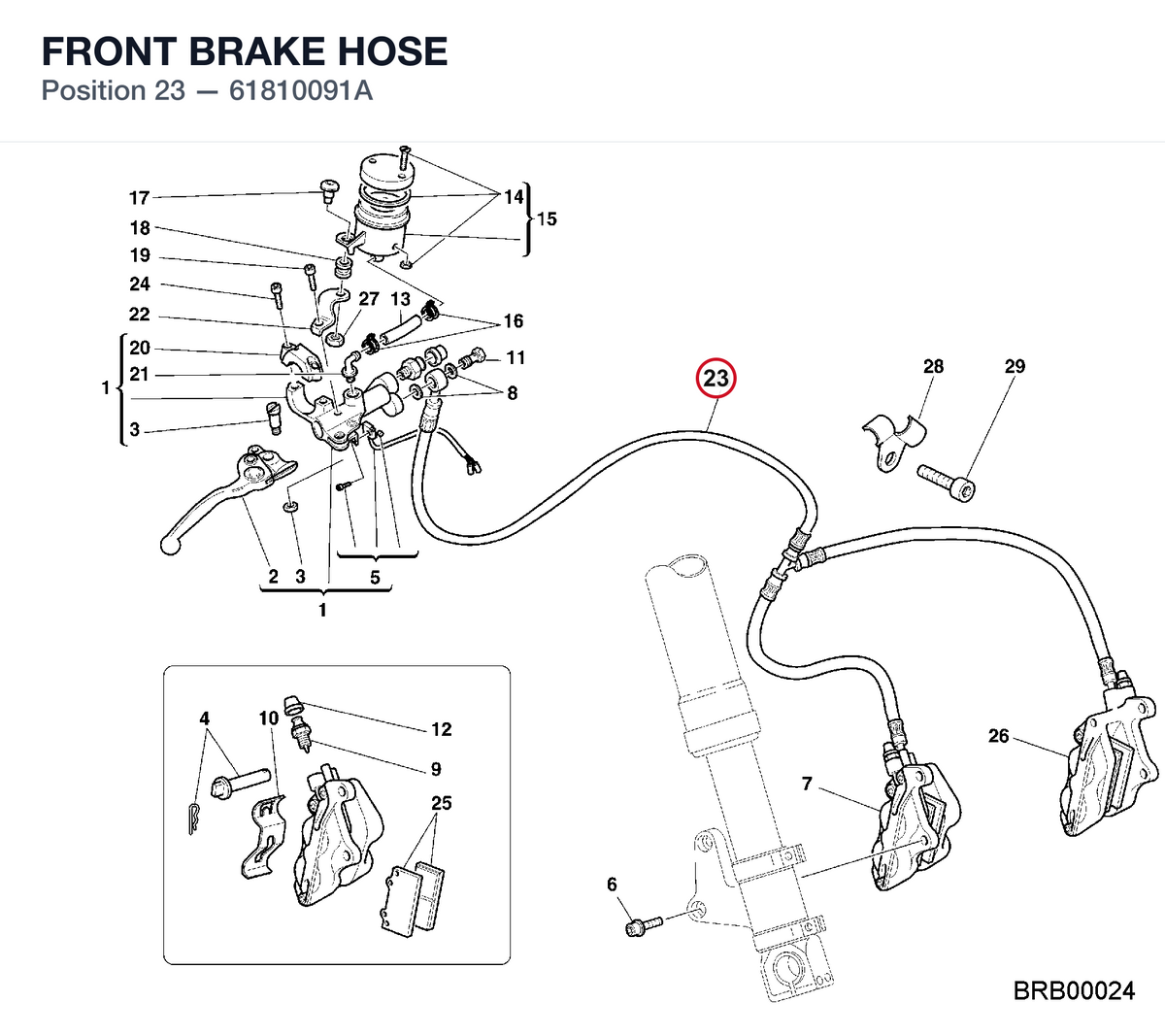 FRONT BRAKE HOSE