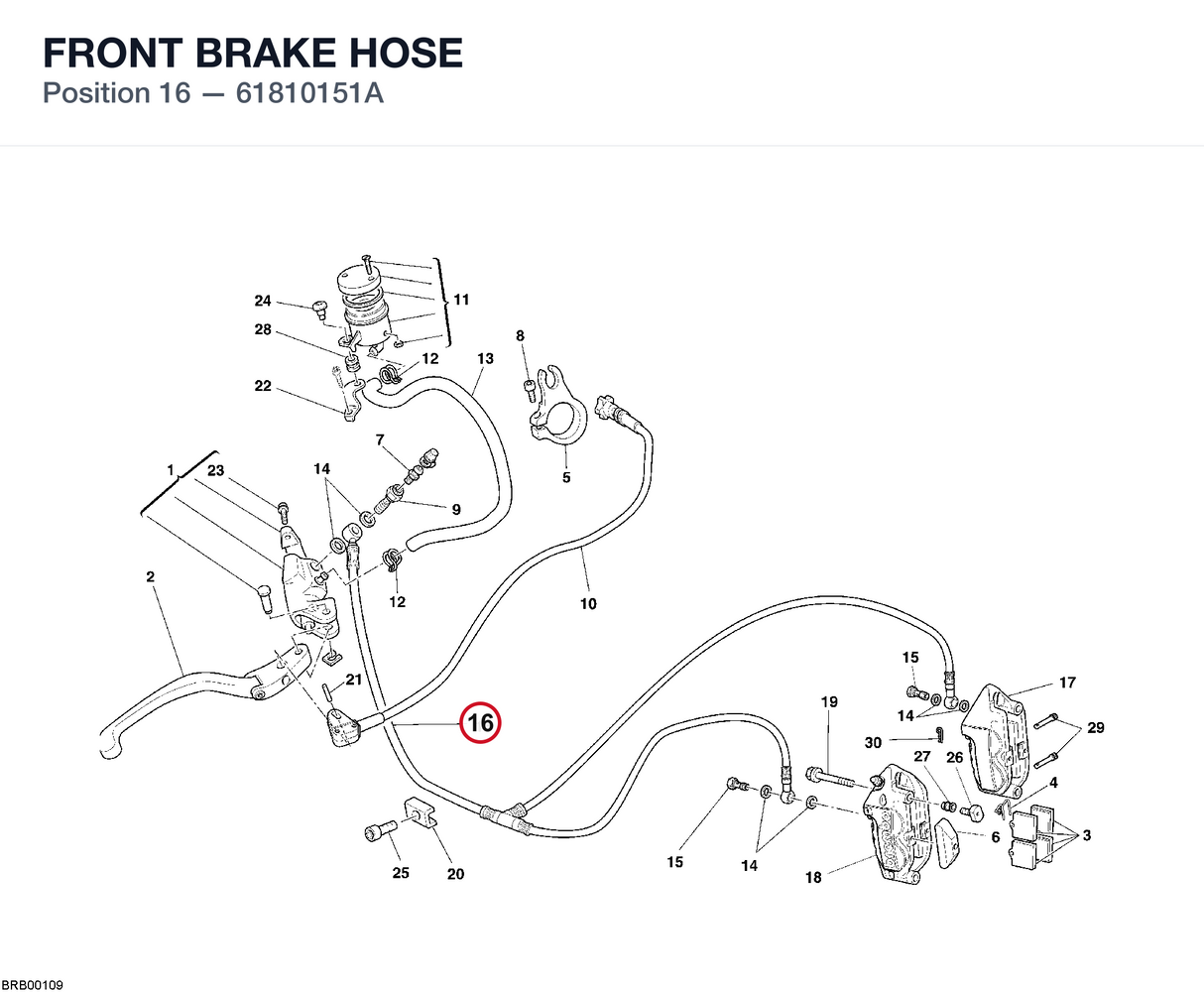 FRONT BRAKE HOSE