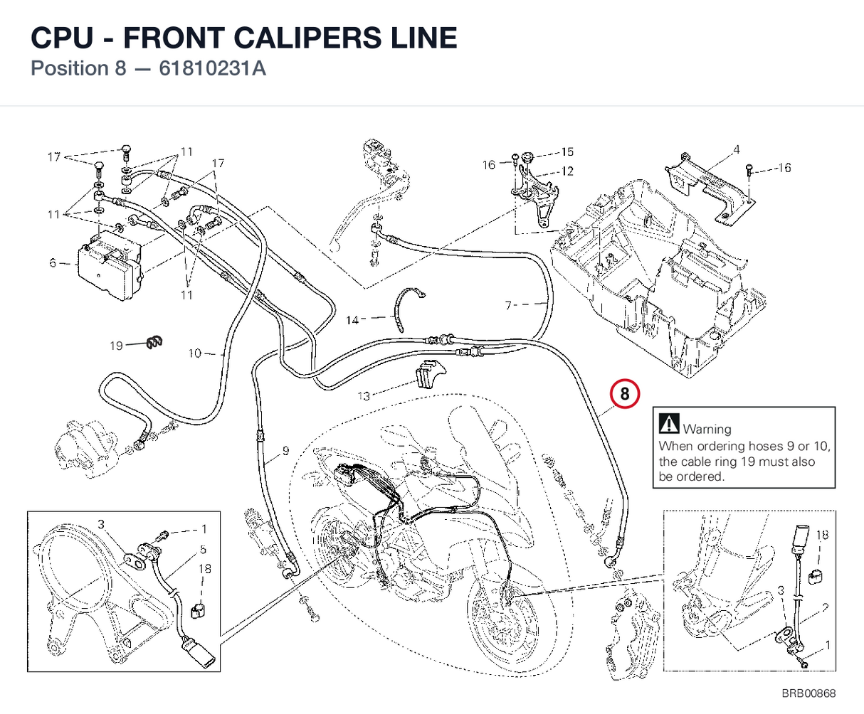 CPU - FRONT CALIPERS LINE