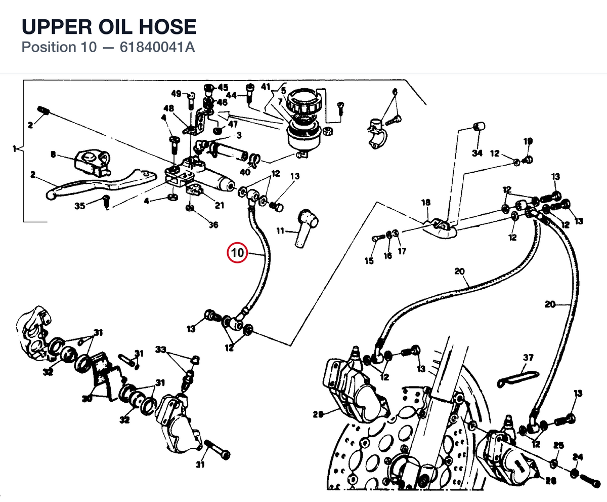 UPPER OIL HOSE