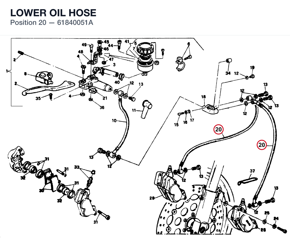LOWER OIL HOSE