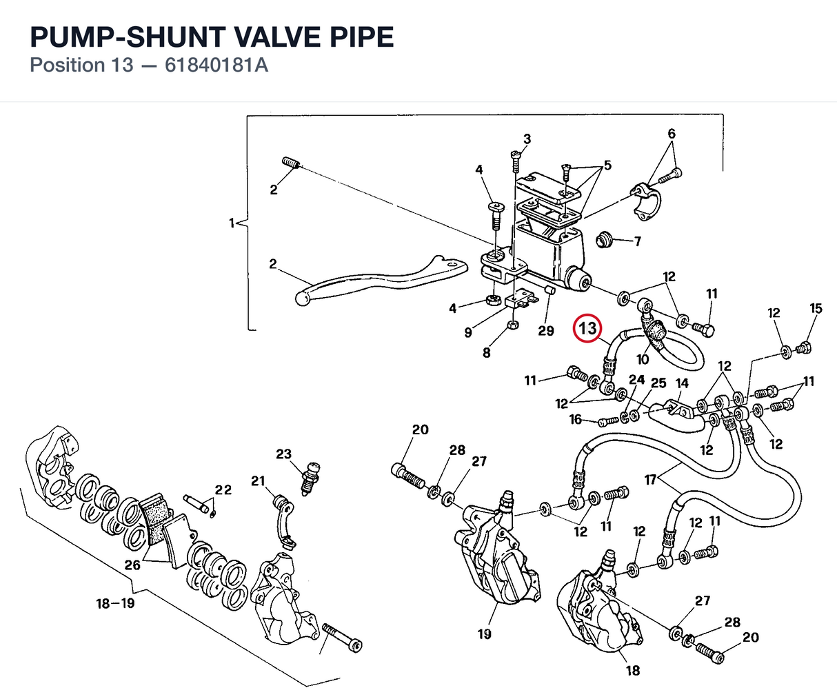 PUMP-SHUNT VALVE PIPE