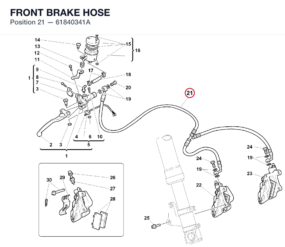 FRONT BRAKE HOSE
