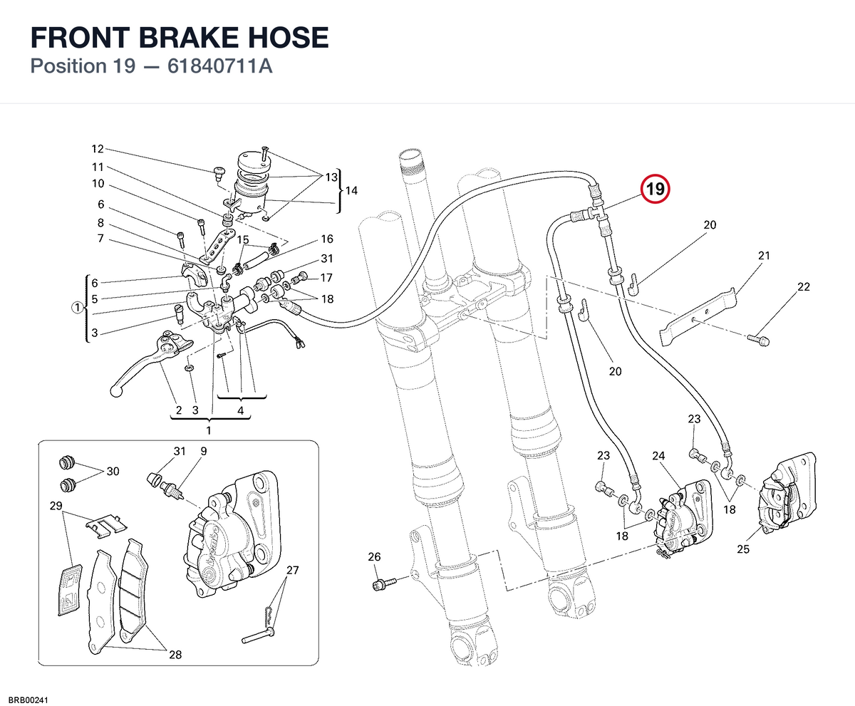 FRONT BRAKE HOSE
