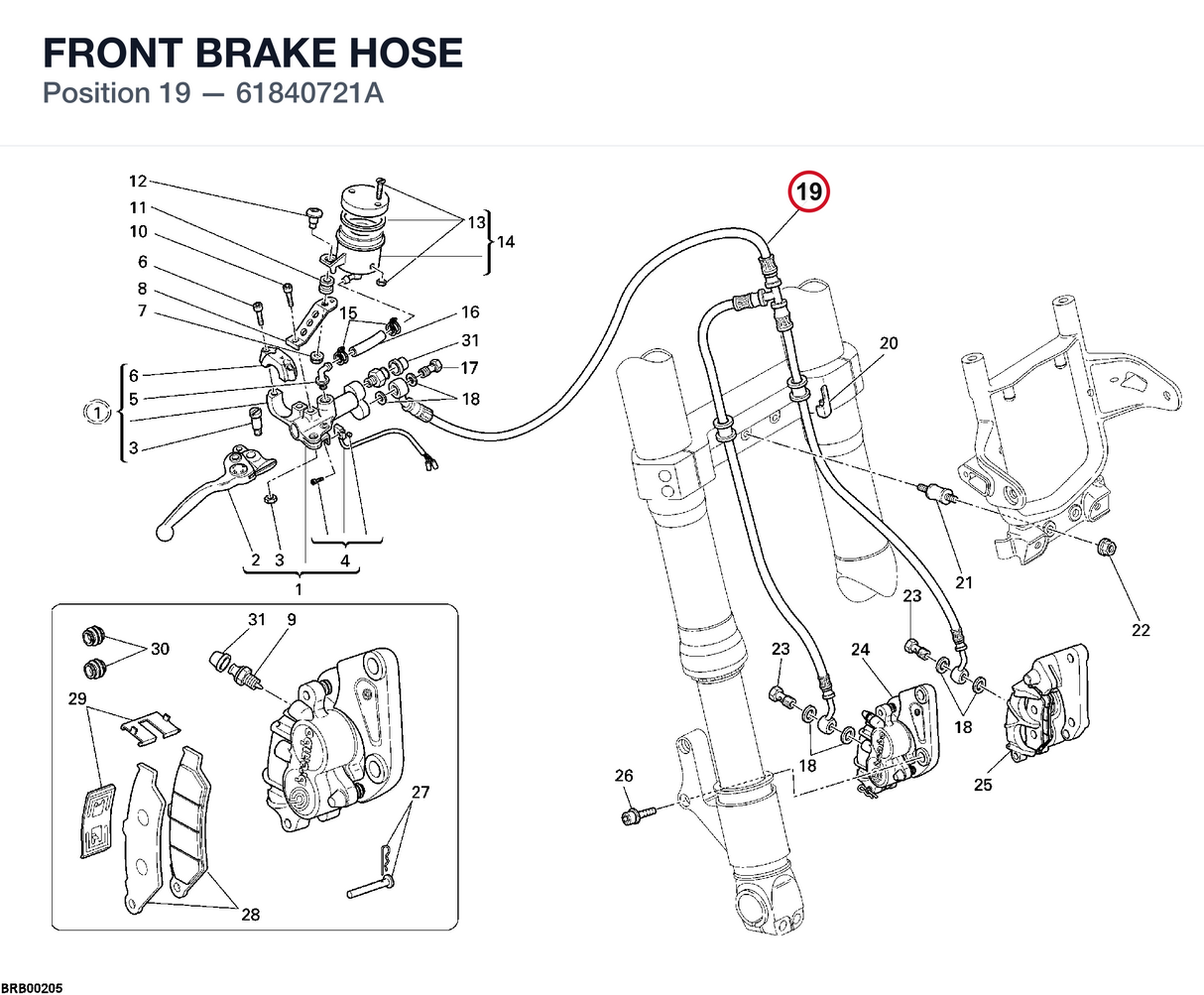 FRONT BRAKE HOSE