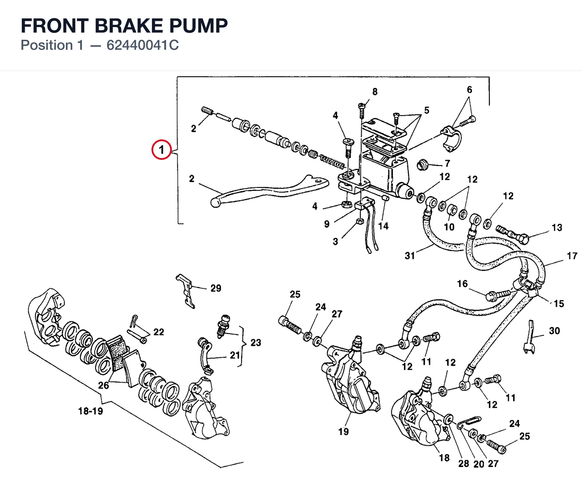 FRONT BRAKE PUMP