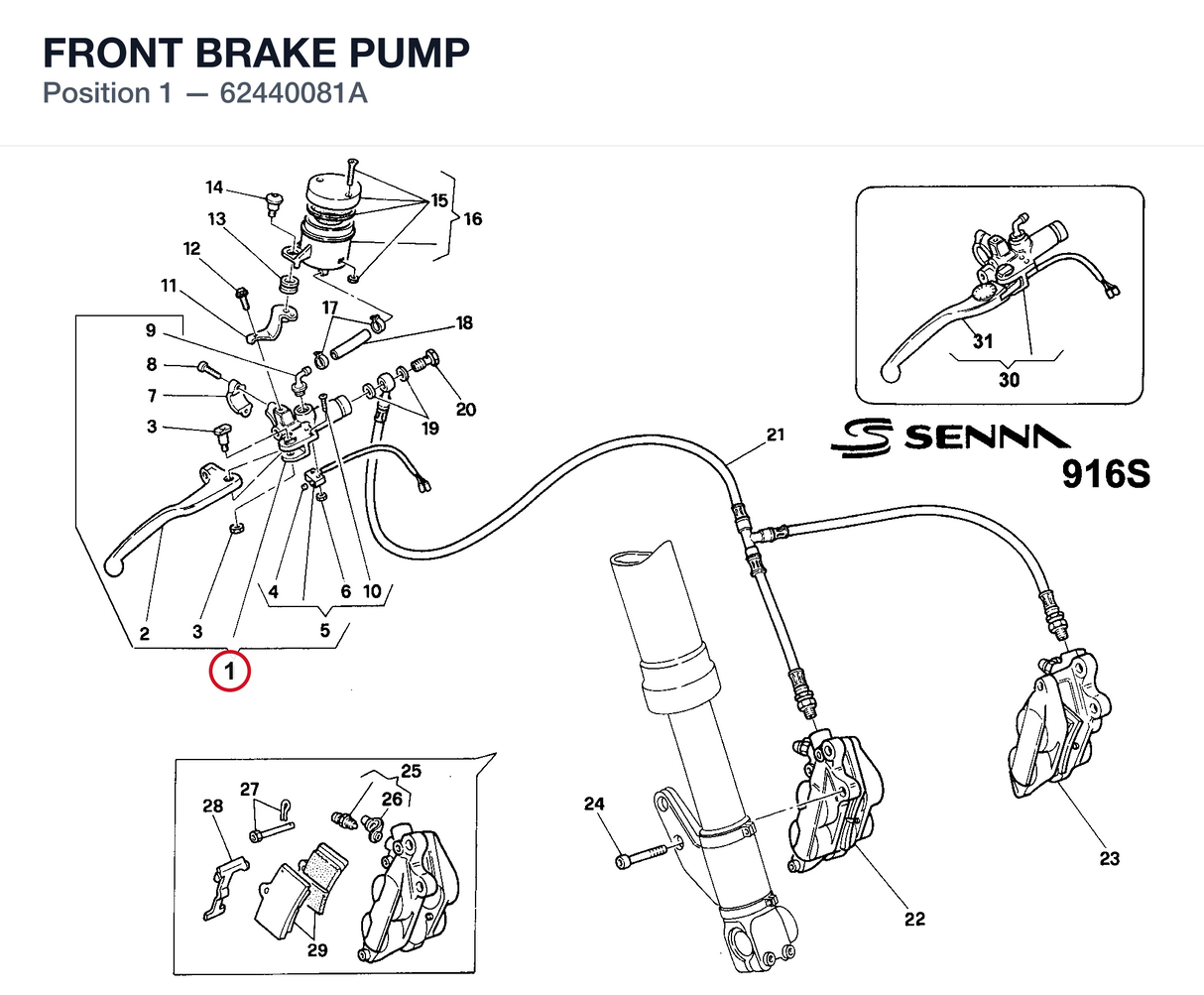 FRONT BRAKE PUMP