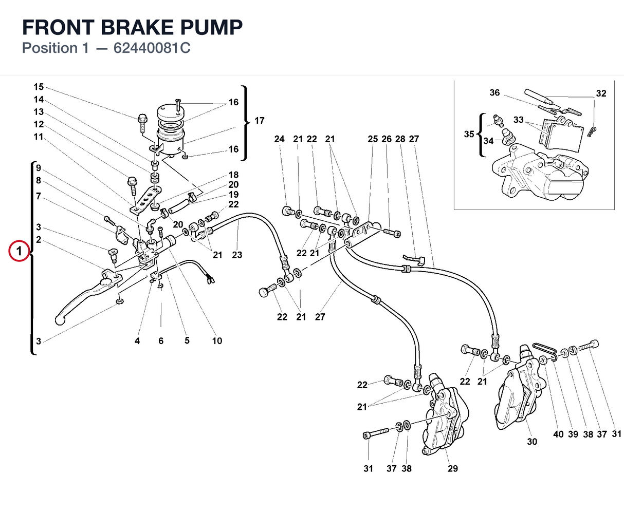 FRONT BRAKE PUMP